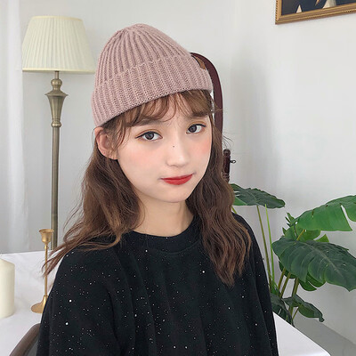 

Ins knitted hat womens autumn&winter dome guaspi hat Korean Yayan hooligan wool hat students street cold hat men