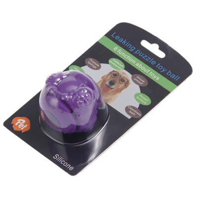 

Pet Dogs Educational Developmental Ball Leakfood Toy Bite-resistant Molar Chew Toy Cleaning Teeth