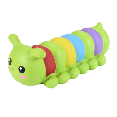 

Gotoamei 17cm Jumbo Squishy Caterpillar Slow Rising Cream Scented Stress Relief Toy