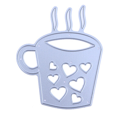 

Love Cup DIY Cutting Dies Metal Stencils Scrapbook Craft