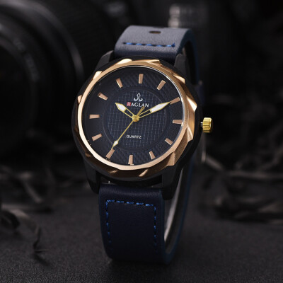 

Gobestart Fashion Men Quartz Watch High Quality Leather Mens quartz watch