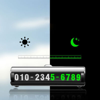 

Car Temporary Stop Sign Temporary Parking Card Phone Number Promise Plate Accessories