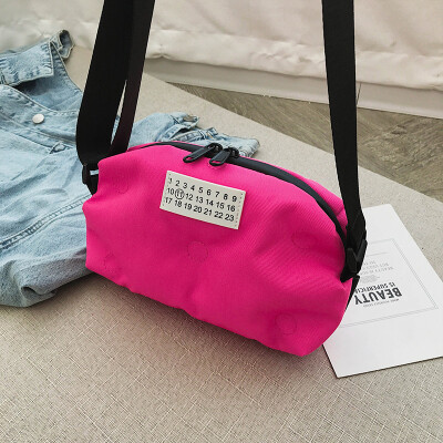 

Summer foreign gas bag hundred take advanced foreign gas bag new 2019 nylon fluorescent color single shoulder oblique satchel bag