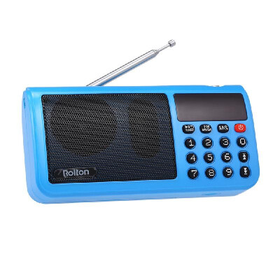 

Rolton T50 FMMWSW 3-Band Digital Radio Portable USB Wired Computer Speaker HiFi Stereo Receiver w Flashlight LED Display Suppor