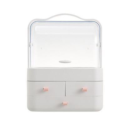 

Toponeto Dust-Proof Desktop Drawer Dresser Rack Portable Cosmetic Storage Box