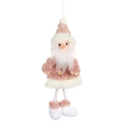

New Year Christmas Decorations Creative Cute Plush Angel Girl Pendant Mini Wool Doll Small Ornaments Christmas Tree Ornaments
