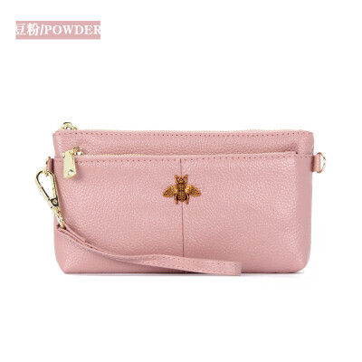 

The first layer of leather 2019 new clutch bag Ms Europe&the United States fashion simple mobile phone bag long leather wallet
