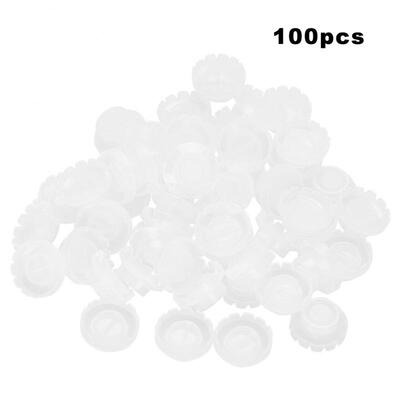

Greensen 100Pcs Disposable Eyelash Ring Holder Eyelash Extension Glue Adhesive Stand