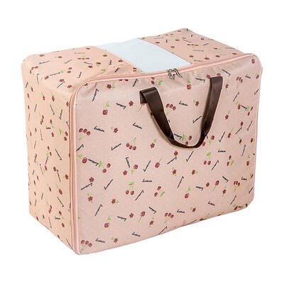 

Portable Oxford Cloth Thicken Printed Quilt Storage Bag Bedding Organizer