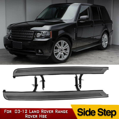 

Pair Side Step For 2003-2012 Land Rover Range Rover HSE Sport L322 Running Board BLK