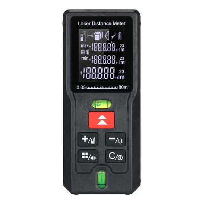 

Handheld Digital Laser Distance Meter Portable Mini Range Finder High-precision Rangefinder MInFt 20Groups Data Storage LCD Disp