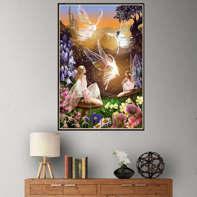 

Gobestart 5D Embroidery Paintings Rhinestone Pasted DIY Diamond Painting Cross Stitch