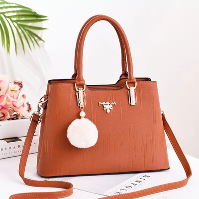 

2019 new ladies handbags European&American fashion trend shoulder bag PU leather casual handbag