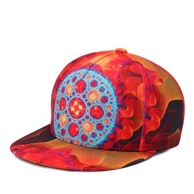 

NUZADA in Spring The Summer Heat Transfer Hip hop Cap Men&Women Outdoor hat Flat Along The Baseball caps