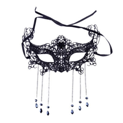 

Women Sexy Hollowed Out Lace Half Face Mask for Halloween Decorative Stage