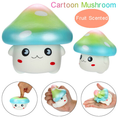 

Gotoamei Kawaii Cartoon Mushroom Squishies Slow Rising Fruit Scented Stress Reliever Toys