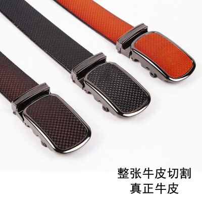 

Mens leather leather buckle leather automatic buckle belt belt business automatic buckle belt