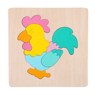 

Gotoamei Wooden Puzzle Board Educational Developmental Baby Kids Training Toy