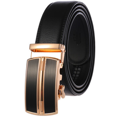 

new leather strap male automatic buckle belts for men authentic girdle trend mens belts designer belts Novelty plus size