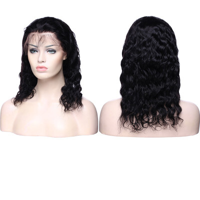 

22 Inches Lace Front Human Hair Wigs Water Wave Straight Virgin Human Hair Wigs With Hair Wigs For Women With Baby Hair