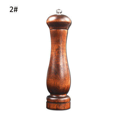 

Home Kitchen Cookware Adjustable Wooden Manual Pepper Mill Filler Grinder Gadget