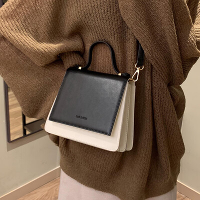 

Net red retro handbag texture small square bag casual small bag female 2019 new wave Korean version of the chic Messenger bag