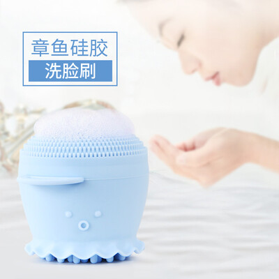 

UPLUS octopus silicone manual wash brush bubble brush bubbler cleansing brush remover brush clean pores face cleansing brush