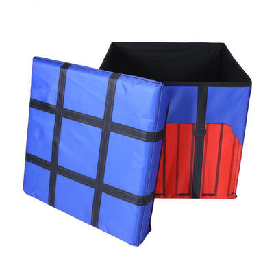 

Greensen 1Pc Multi-function Toy Snacks Folding Storage Box Game Seat Chair Footstool