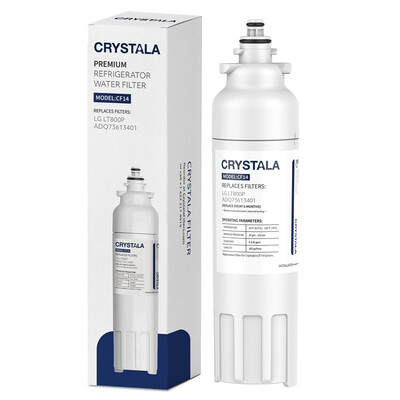 

Crystala Filters LT800P Refrigerator Water Filter Compatible with LG LT800P ADQ73613401LMXC23746S LMXC23746D LSXS26366S