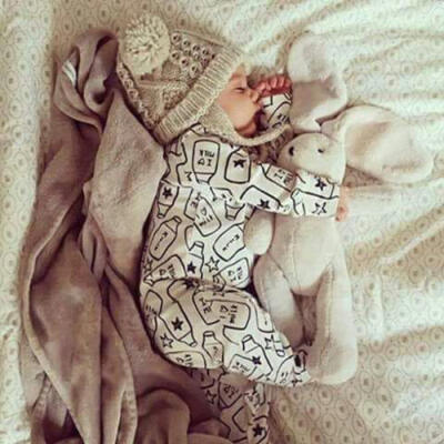 

Top Baby Kids Boys Girls Infant Romper Jumpsuit Bodysuit Cotton Outfit Set 0-18M