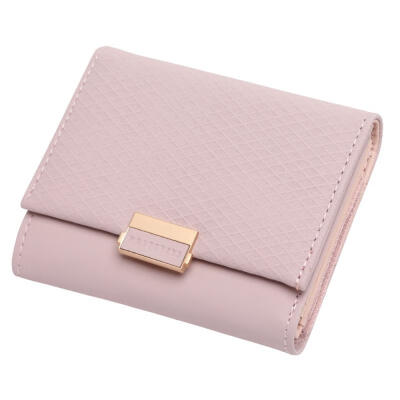 

Womens PU Leather Wallet Purse With Snap Button Closure Card Photo Holder Note Compartment Zipper Pocket