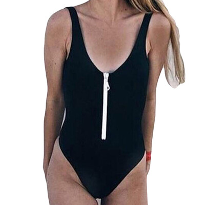 

Saidsome Women Jumpsuit Push-Up Padded Bra Beach Bikini One Piece Sexy Swimwear