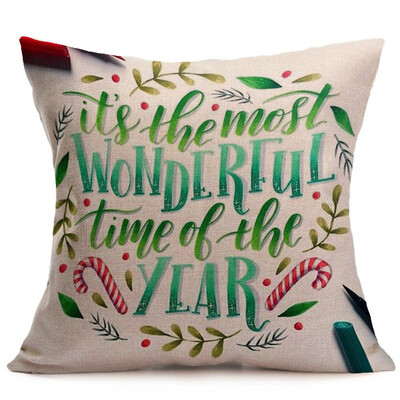 

Tailored Happy Fall Thanksgiving Day Soft Linen Pillow Case Cushion Cover Home Decor