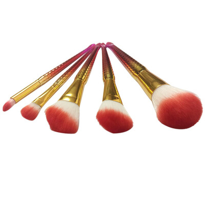 

〖Follure〗5Pcs Pro Makeup Cosmetic Brushes Set Powder Foundation Eyeshadow Lip Brush