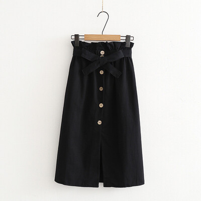 

Roseonmyhand Womens Casual Denim Vintage Comfortable High Waist Ladies Long Skirt