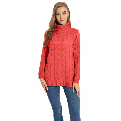 

〖Follure〗Women Autumn Winter Casual Turtleneck Sweater Pullover Sweater