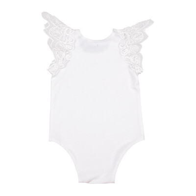 

Newborn Baby Girls Infant Romper Jumpsuit Sleeveless Lace Playsuit Tutu Clothes Outfit 0-24M