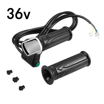 

1 Pair Waterproof LCD Display Throttle Handlebar Grip For E-bike Car Scooter Pro