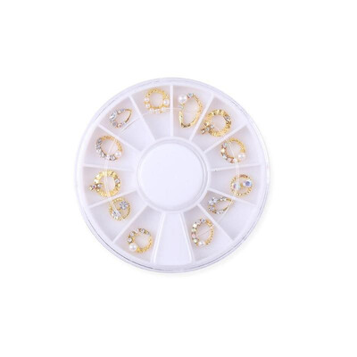 

1 Bag Nail Art Glitter Stickers Alloy Diamond Hollow Out Nail Decoration