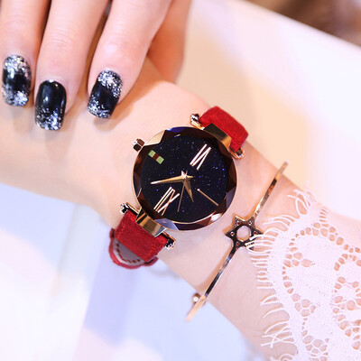 

Female Star Watch Fashion Waterproof Korean Edition Student Temperament Lady Atmospheric Quartz Watch