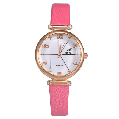 

New Product Women Watches Unique Design Dial Ladies Quartz Wristwatch Digital Leather Strap Clock Simple Dress Montre Femme