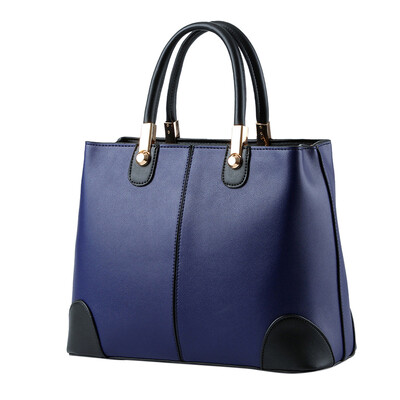 

Tailored Fashion Women Stitching Crossbody Bag Shoulder Bag Handbag Messenger Bag Black