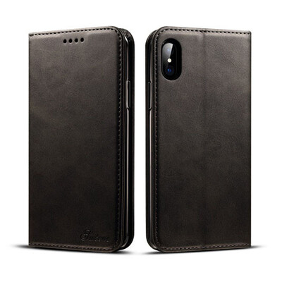 

Leather Flip Case For iphone 7 8plus X Phone Case card slots Cover for iPhone x Wallet cover 6s 6plus