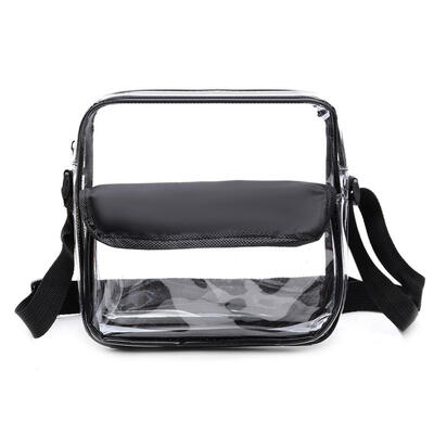 

Women Shoulder Crossbody Handbags Square Messenger Transparent PVC Totes