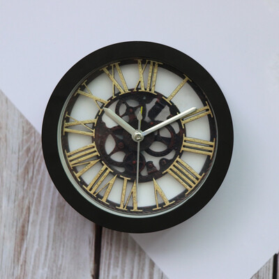 

Siaonvr Silent Sweep Modern Graceful Bell Desk Creative Digital Alarm Clock