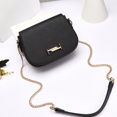 

Summer ins girls in the Korean version of the Chaozhou 2019 single shoulder slant bag fashion chain bag simple