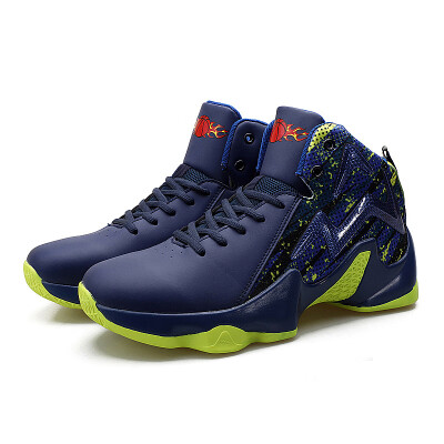 

Cool sports shoes high basketball shoes wear-resistant shock absorption