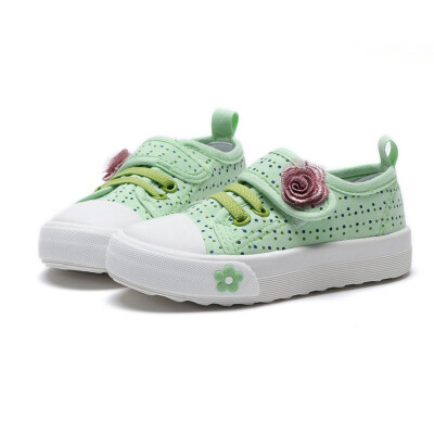 

Kids Girls Canvas Sneaker Flower Breathe New Arrival Kids Shoes Causal Sewing Student Sport Shoes Flat Childrens Footwear Shoes