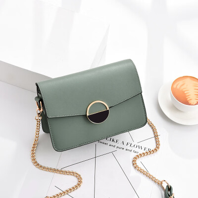 

Korean version of chic small square bag ladies bag college wind chain shoulder diagonal package 2019 new casual bag