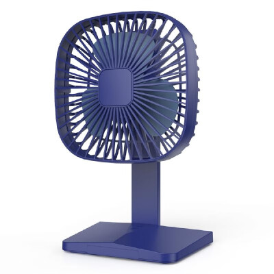 

USB Rechargeable Fan 2000mAh 3 Speeds Portable Fan Strong Airflow Silent Desktop Fan with Base